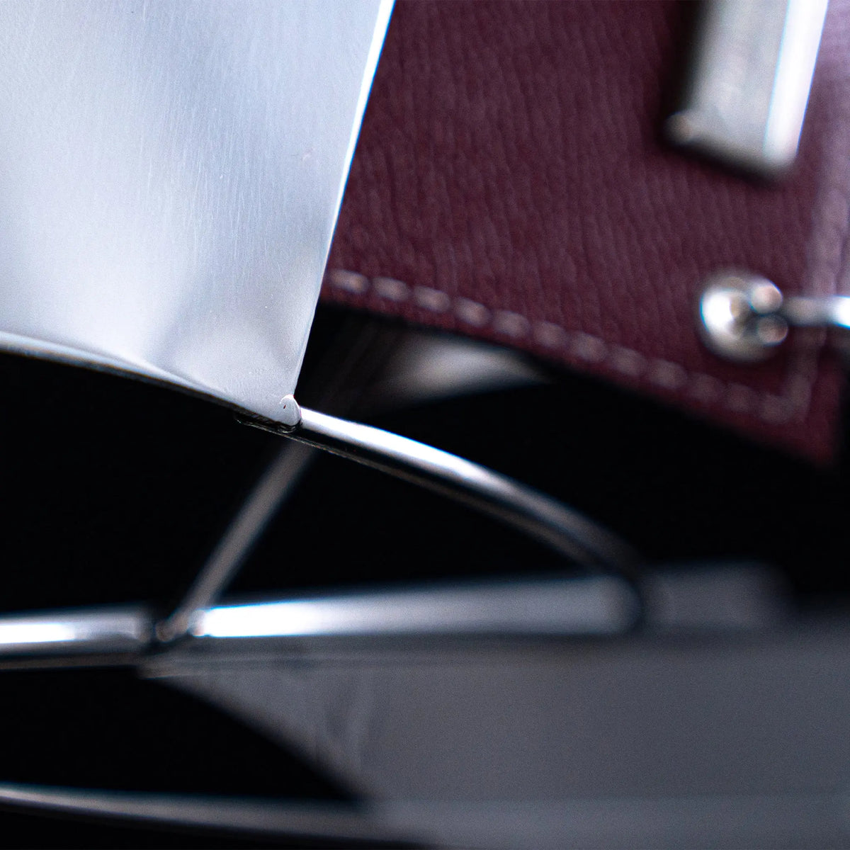 Grace, steel rigging and eyelet detail